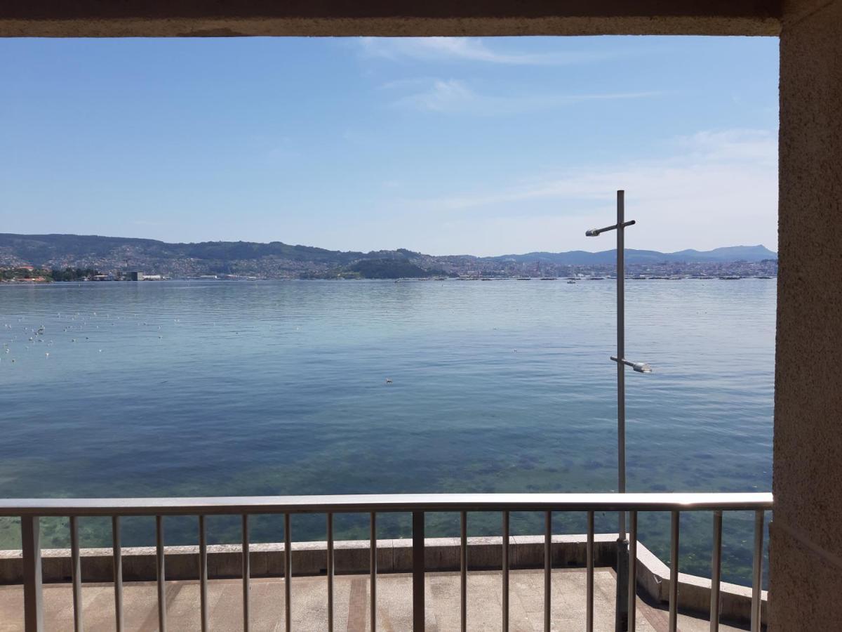 Vivienda Moaña a pie de playa El Pisín Apartamento Exterior foto